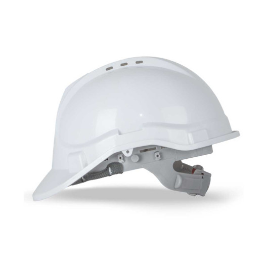 Push Lock Safety Hard Hats Side